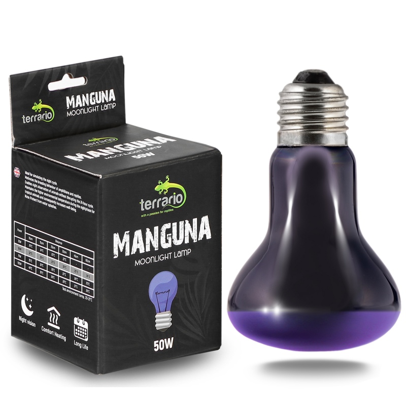 Terrario Manguna Moonlight Lamp - night bulb 50W